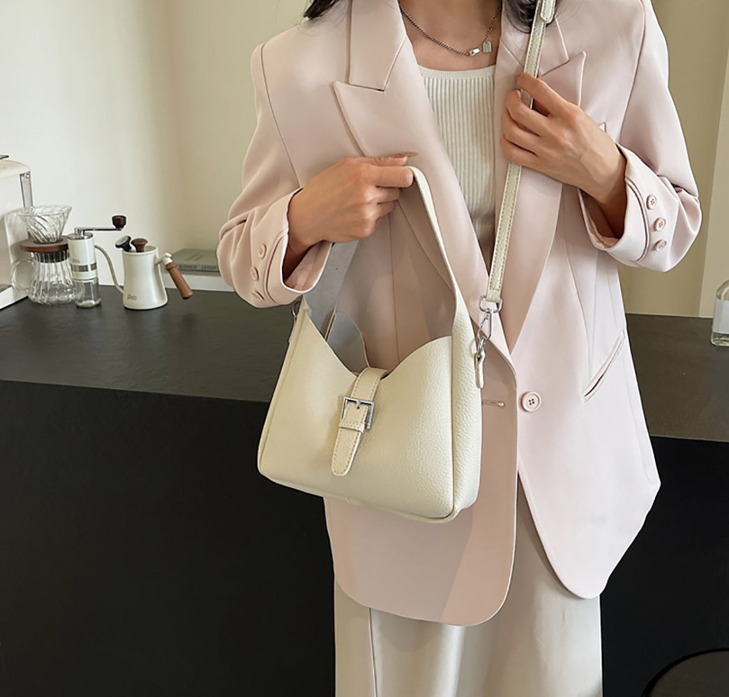 Women Textured Structured Satchel Bag