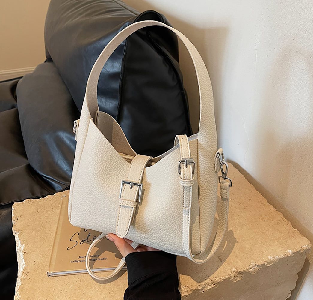Women Textured Structured Satchel Bag