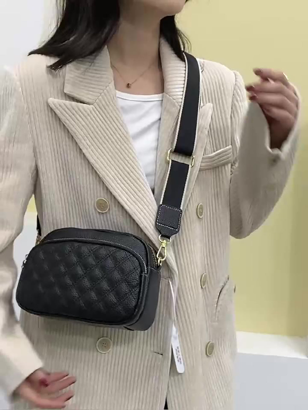 Women Textured Bowling Sling Bag