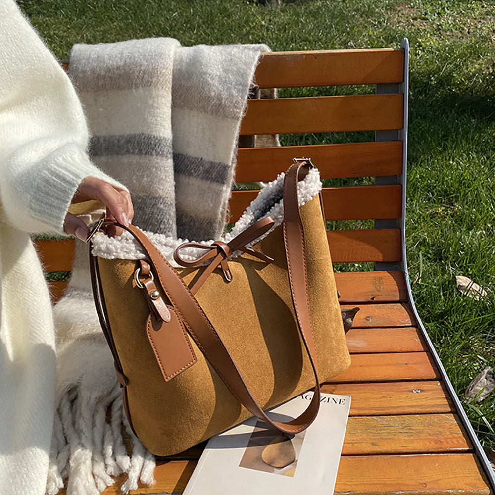 PU Bucket Shoulder Bag