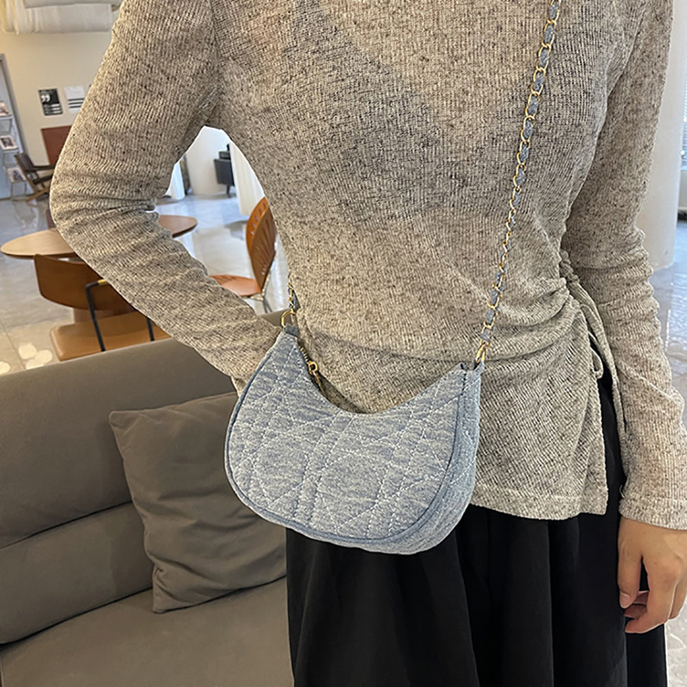 Women Textured Swagger Sling Bag