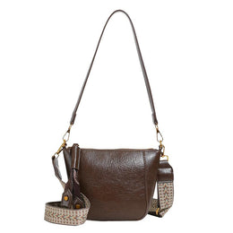 Coffee Solid One Handle Sling Bag