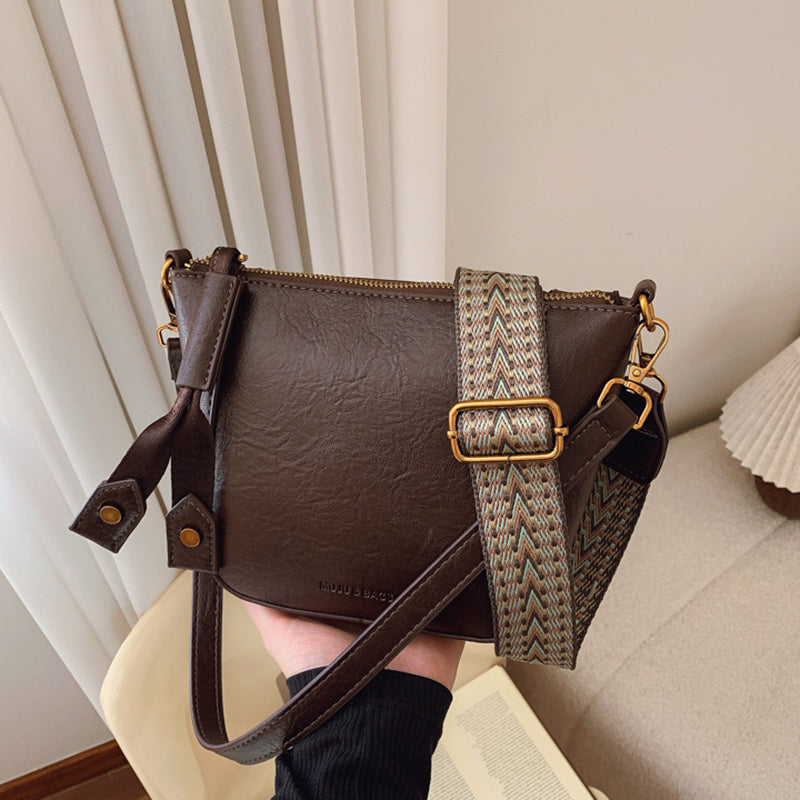 Coffee Solid One Handle Sling Bag