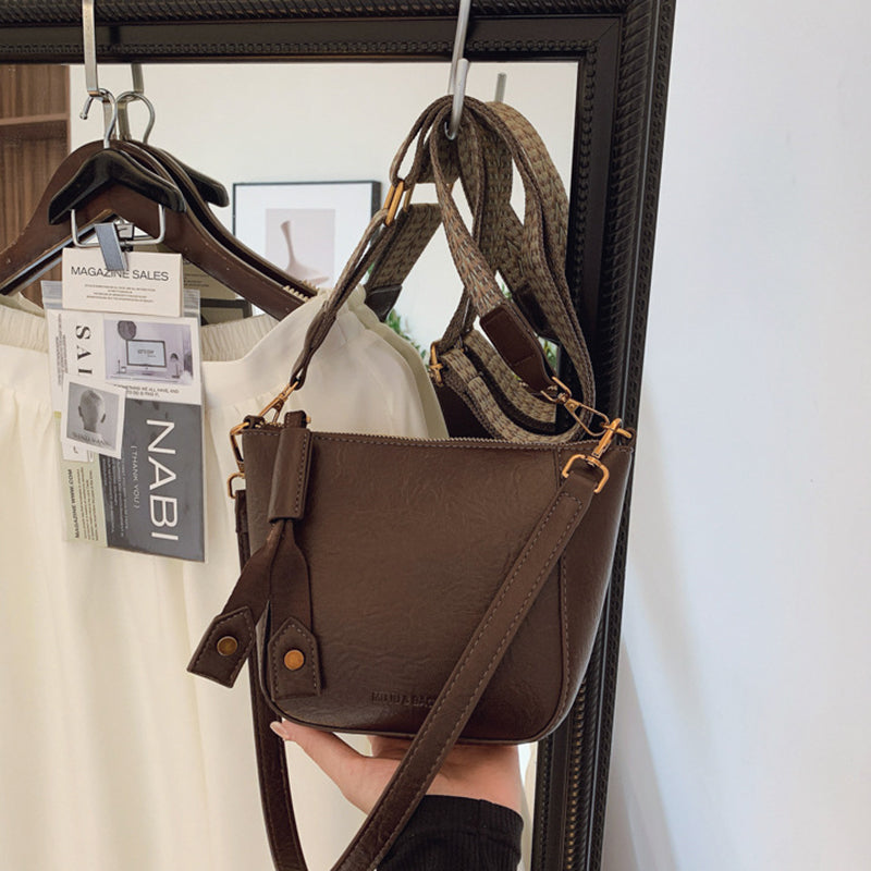 Coffee Solid One Handle Sling Bag