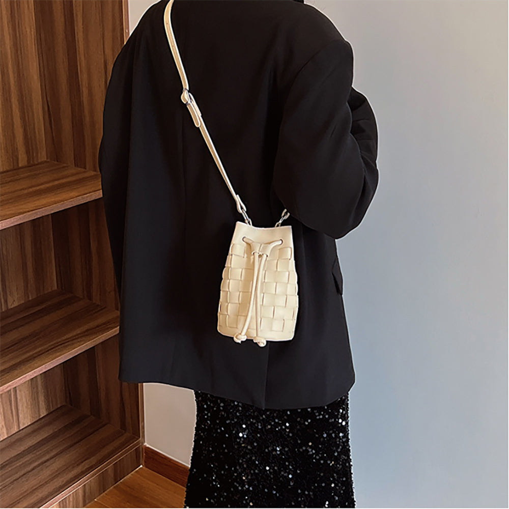 Women Textured Bucket Sling Bag