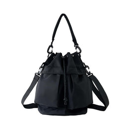Women Solid Structured Handheld Bag