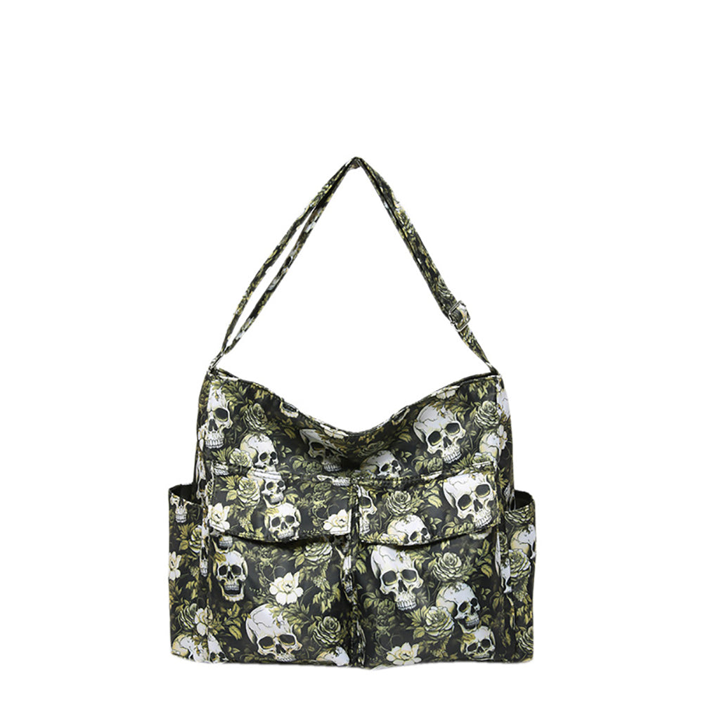 Women Abstract Printed Satchel Bag