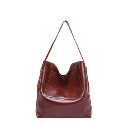 Red Solid One Handle Shoulder Bag