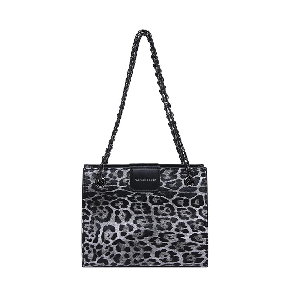 Black Printed One Handle Shoulder Bag