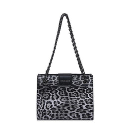 Black Printed One Handle Shoulder Bag
