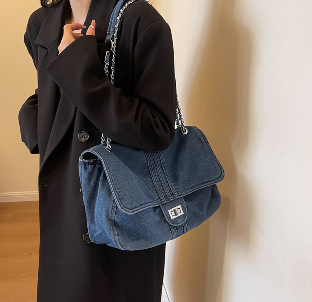 Women Solid Bowling Sling Bag