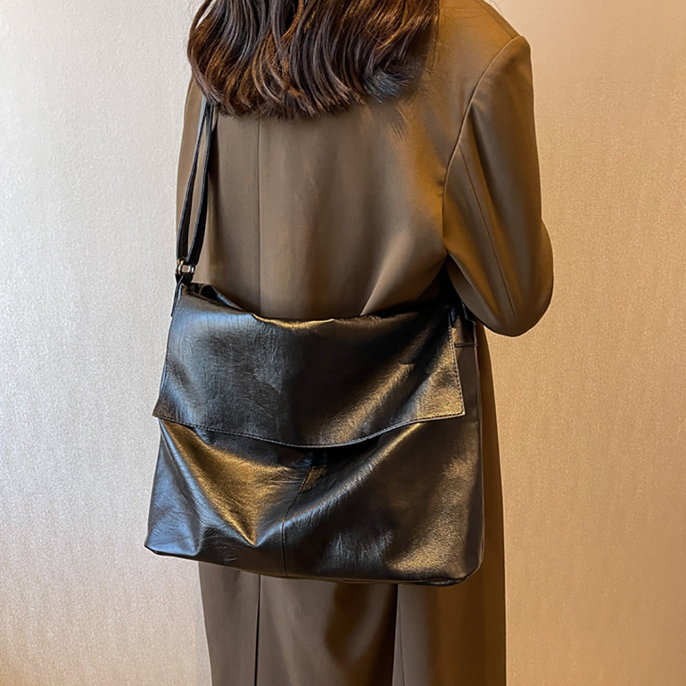 Women Solid Structured Sling Bag