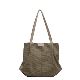 Women Striped Shopper Shoulder Bag