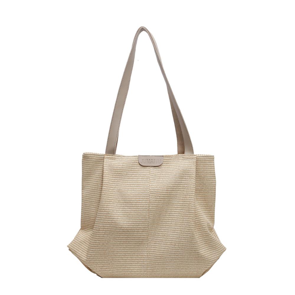 Women Striped Shopper Shoulder Bag