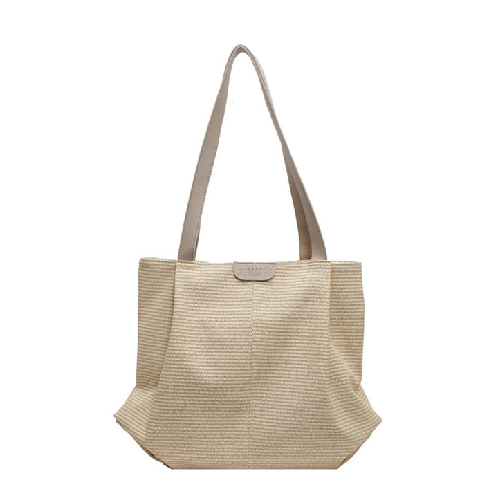 Women Striped Shopper Shoulder Bag