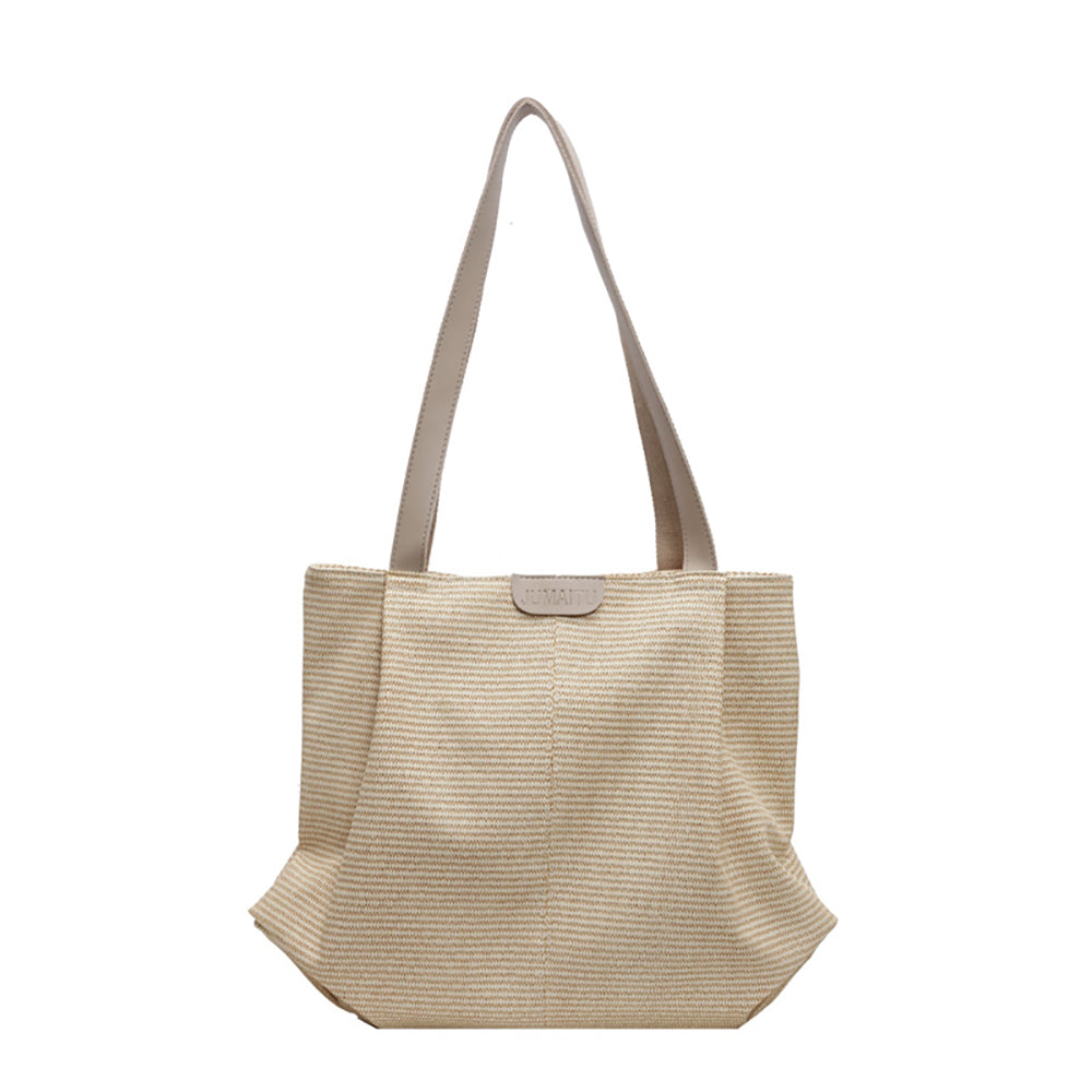Women Striped Shopper Shoulder Bag