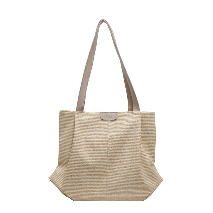 Women Striped Shopper Shoulder Bag