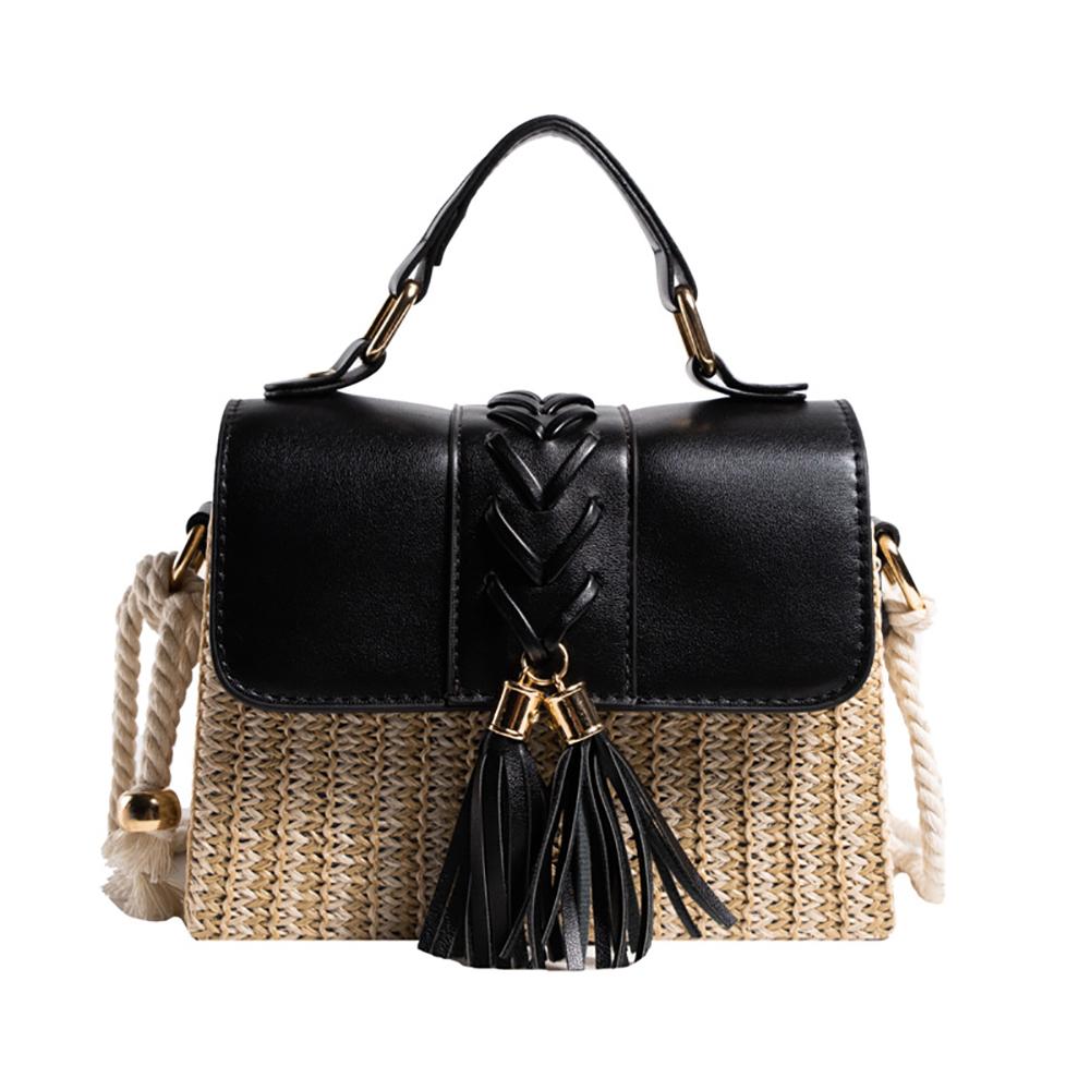 Women Colourblocked Textured Bowling Satchel Bag