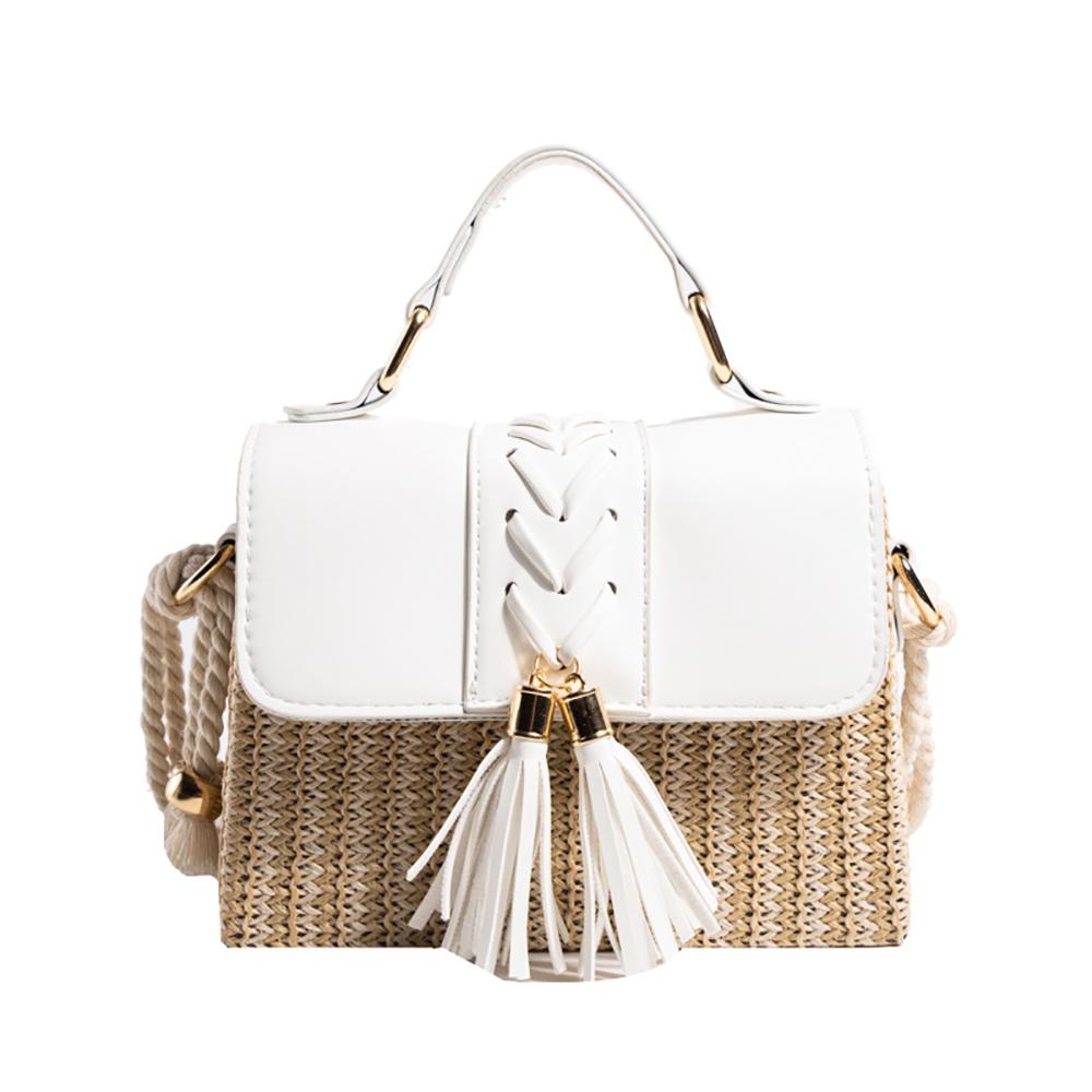 Women Colourblocked Textured Structured Satchel Bag