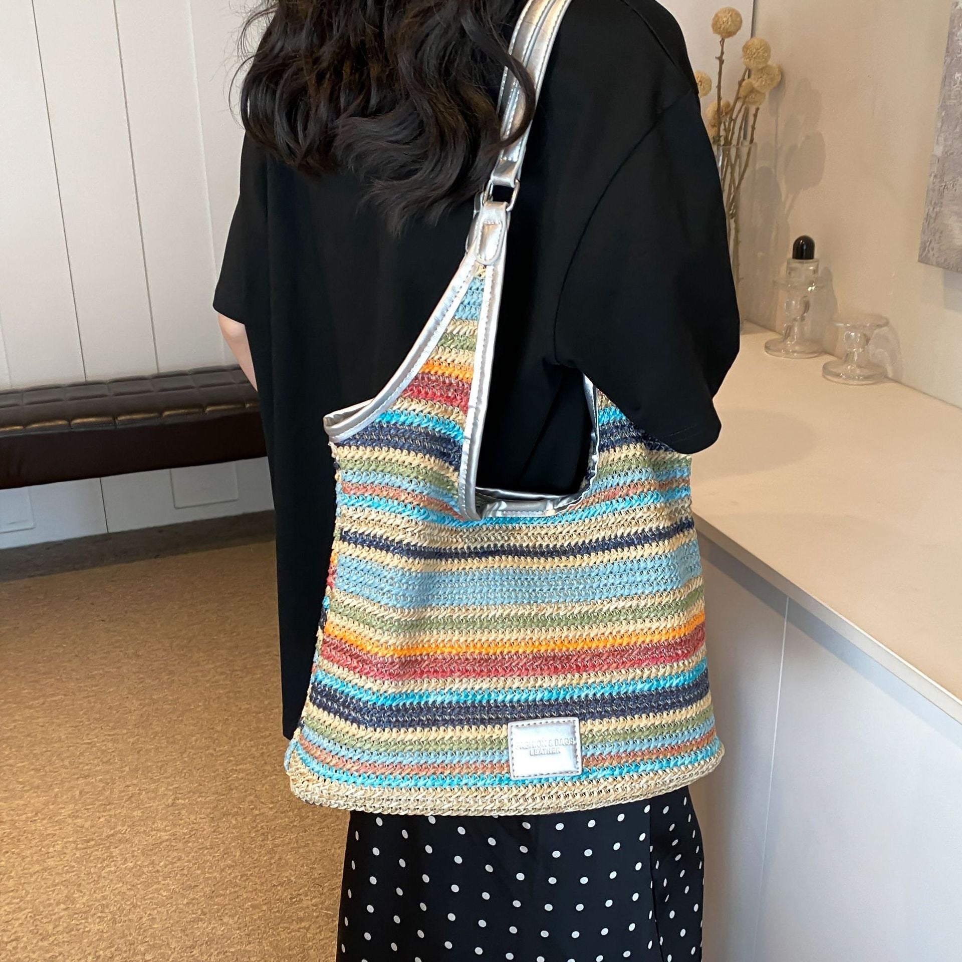 Women Textured Structured Shoulder Bag