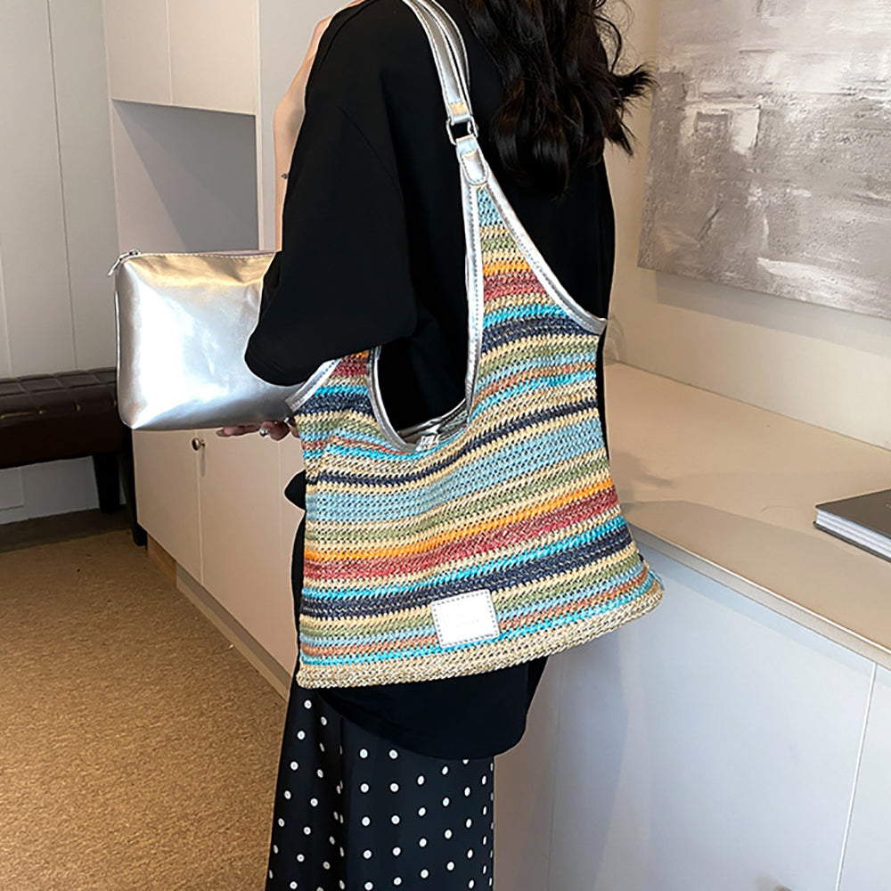 Women Textured Structured Shoulder Bag