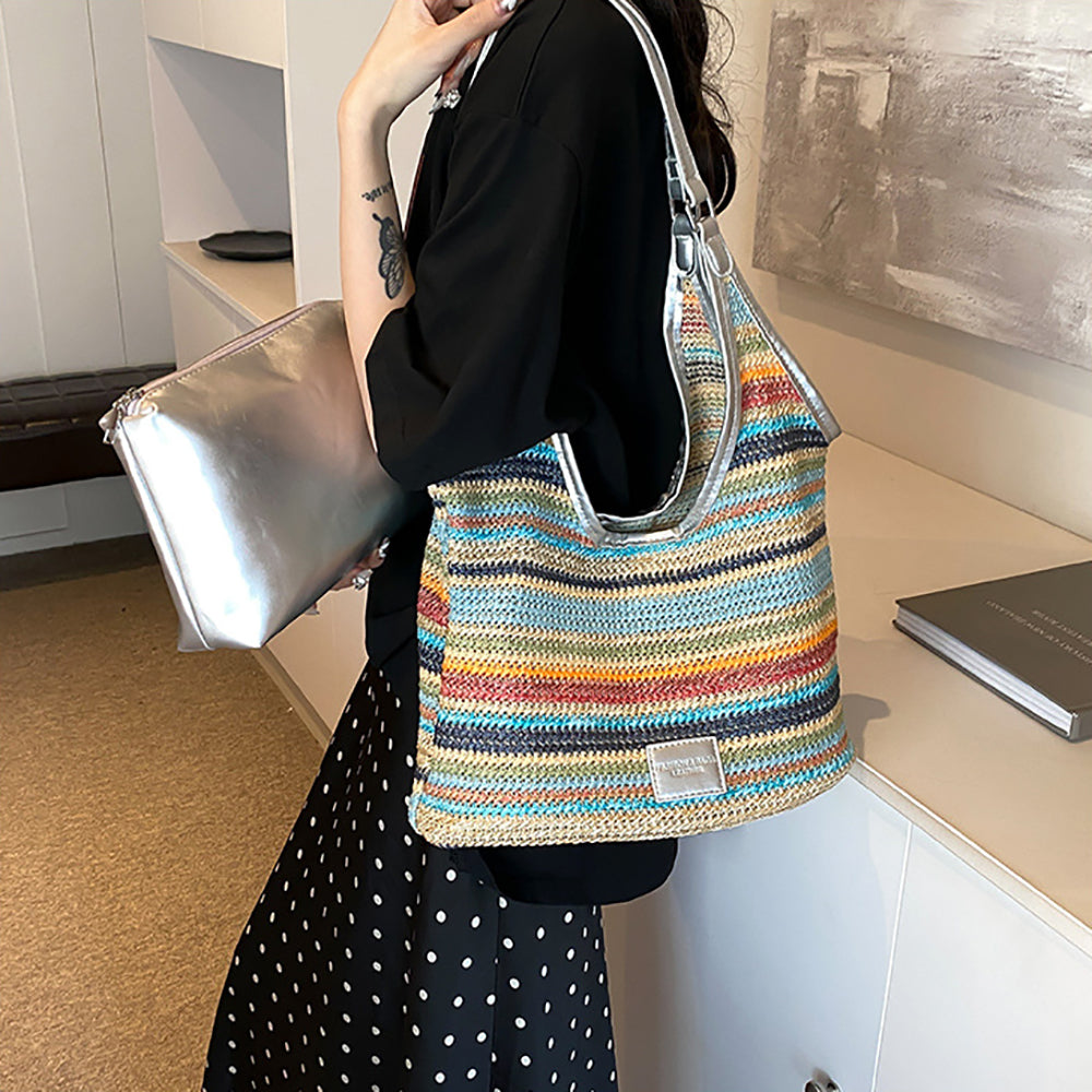 Women Textured Structured Shoulder Bag