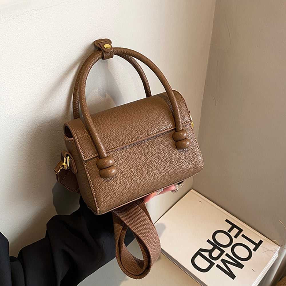 Women Textured Structured Satchel Bag