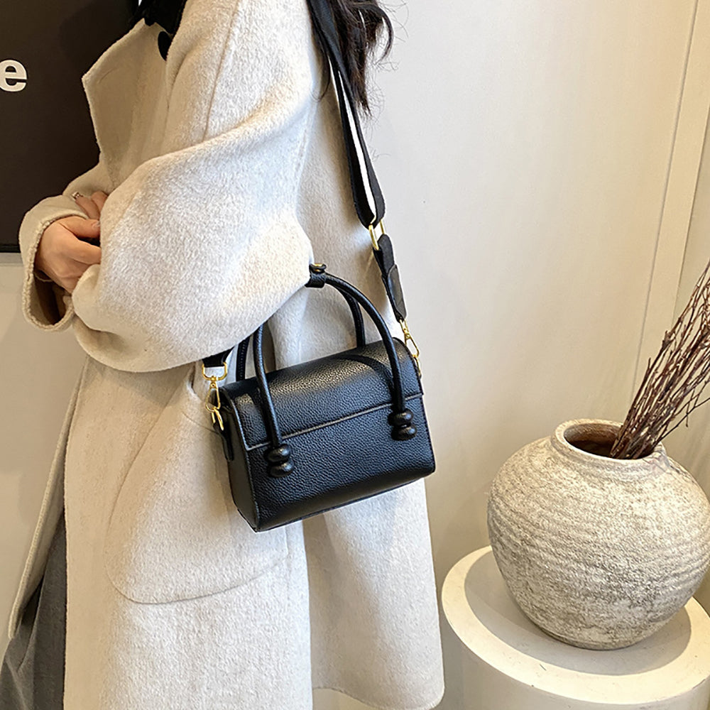 Women Textured Structured Satchel Bag