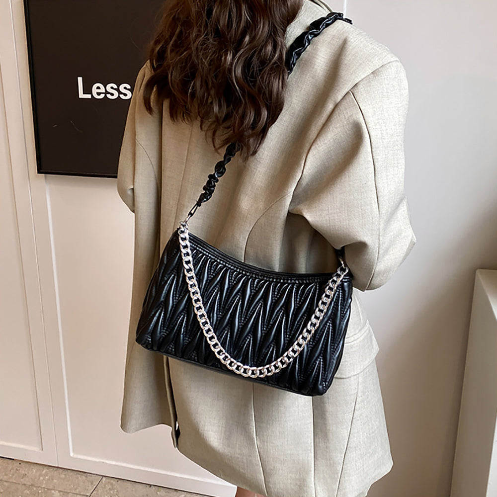 Women Textured Swagger Sling Bag