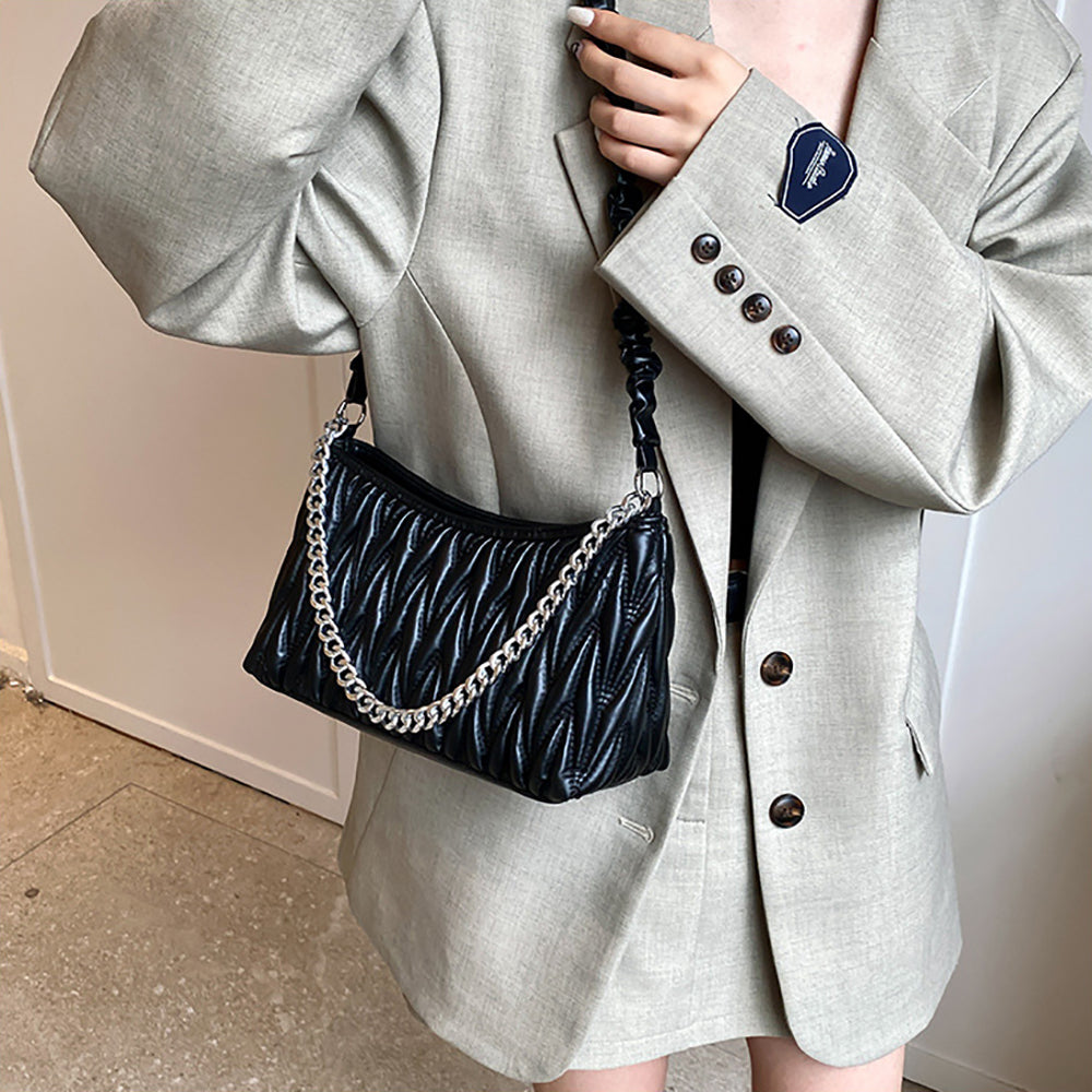 Women Textured Swagger Sling Bag