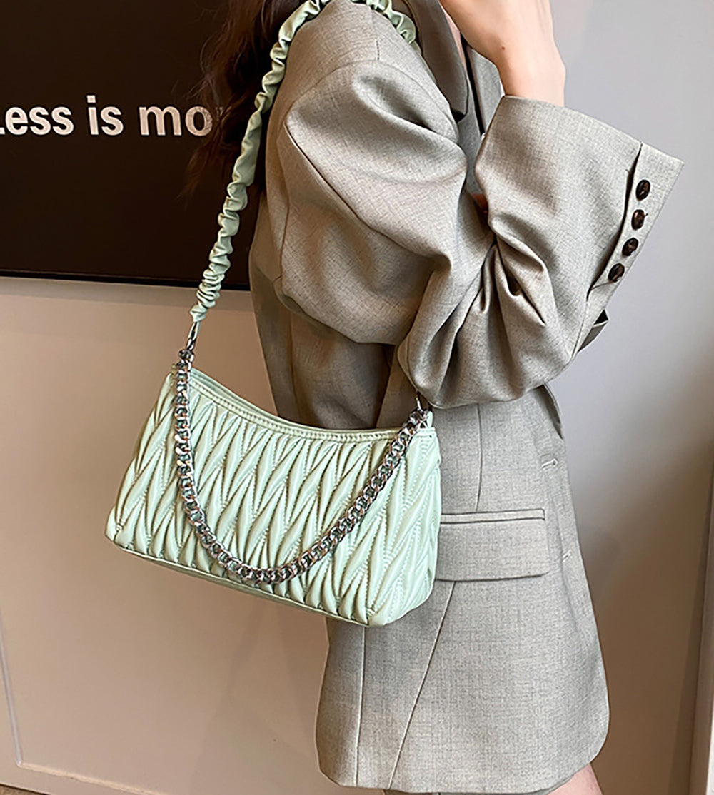 Women Textured Structured Shoulder Bag