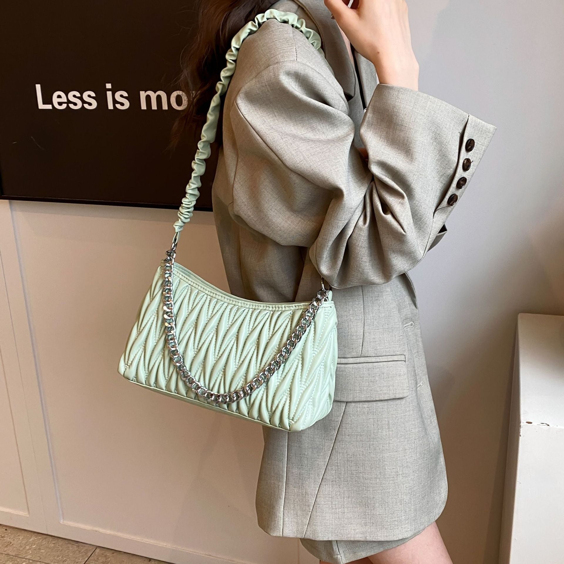 Women Textured Structured Shoulder Bag