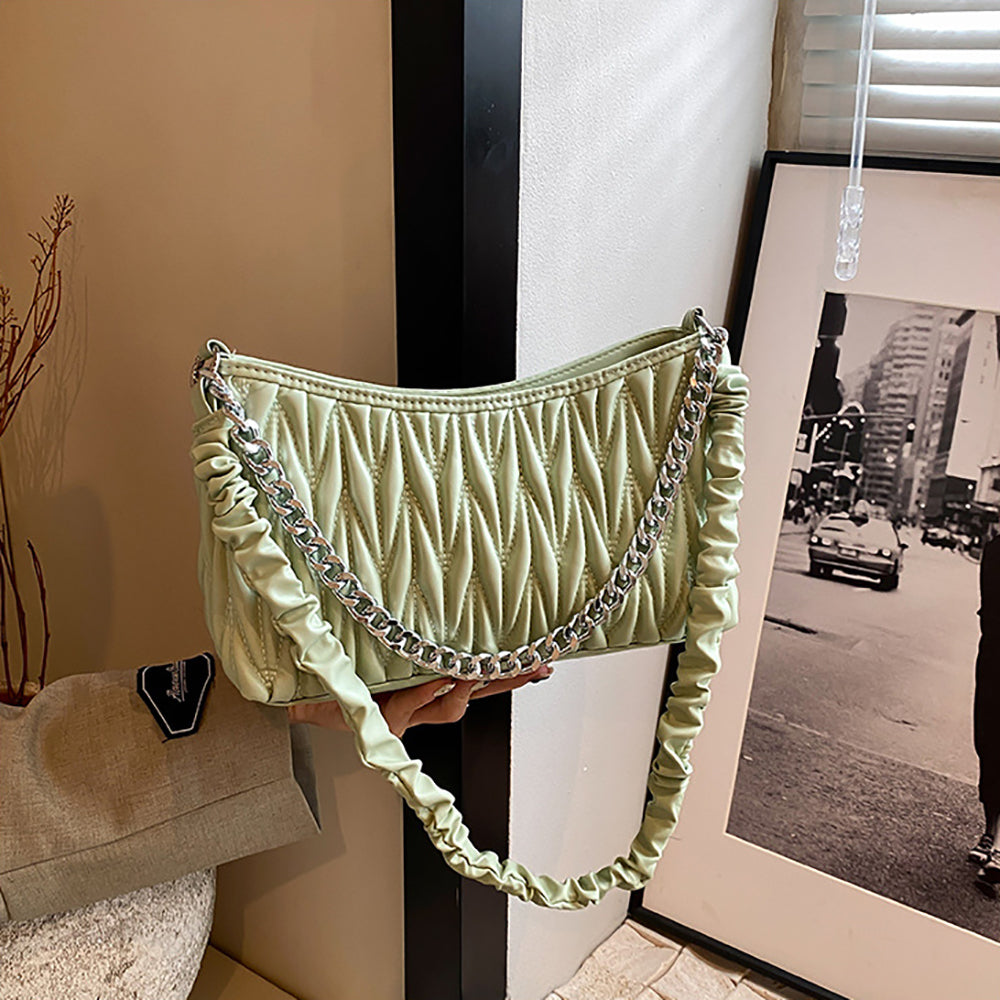 Women Textured Structured Shoulder Bag