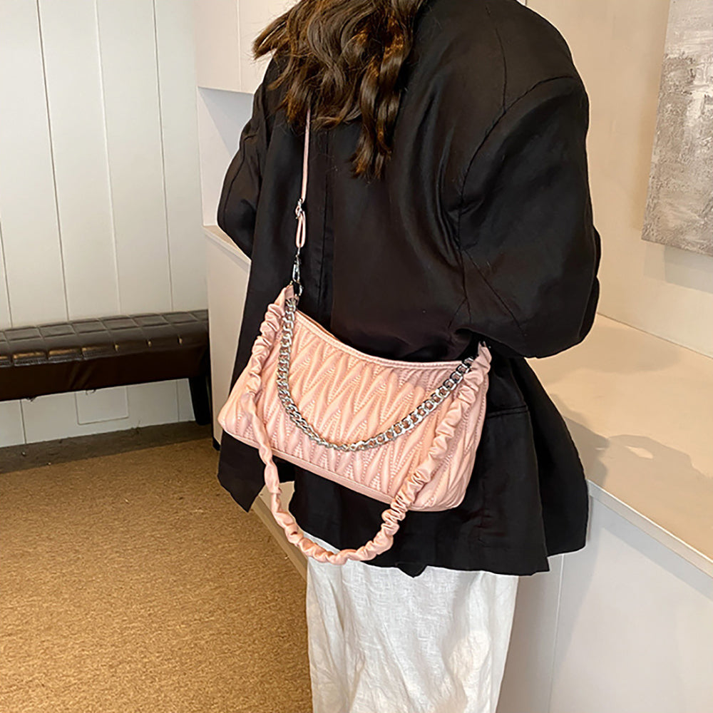 Women Self Design Structured Sling Bag