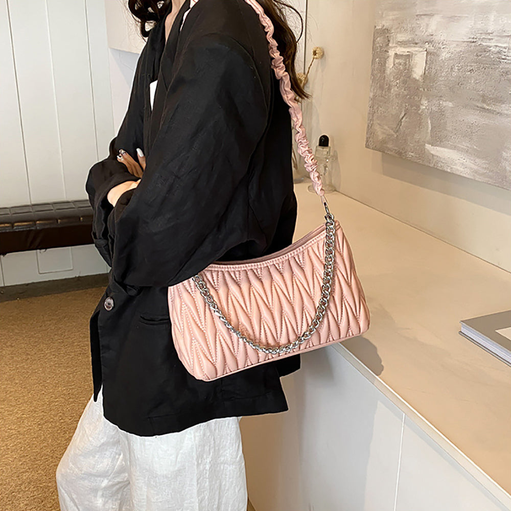 Women Self Design Structured Sling Bag