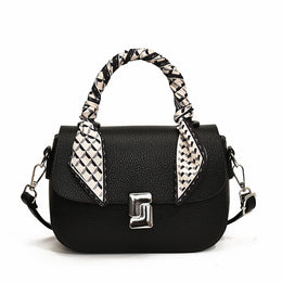 Women Textured Structured Satchel Bag