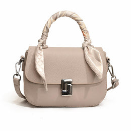 Women Textured Bowling Satchel Bag