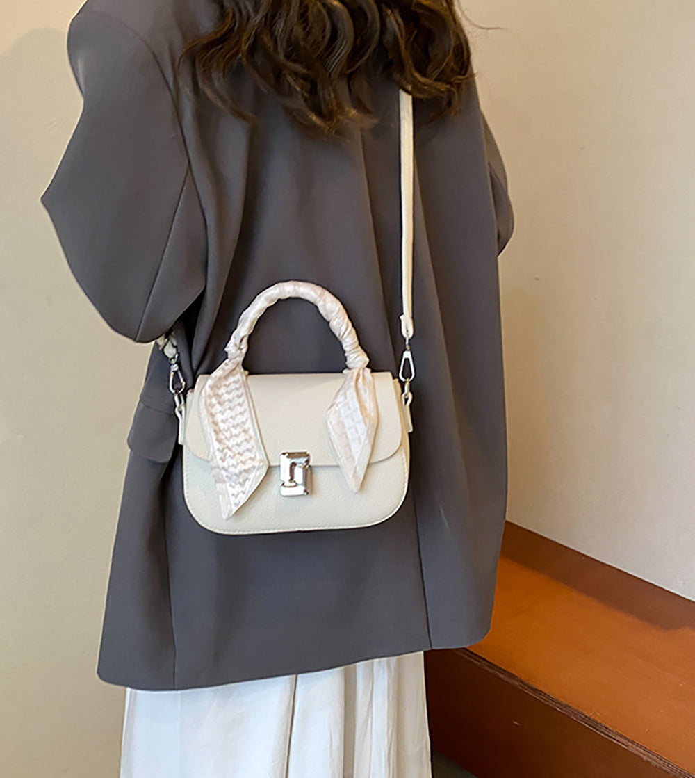 Women Textured Structured Handheld Bag
