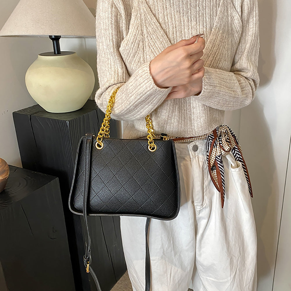 Women Textured Structured Shoulder Bag