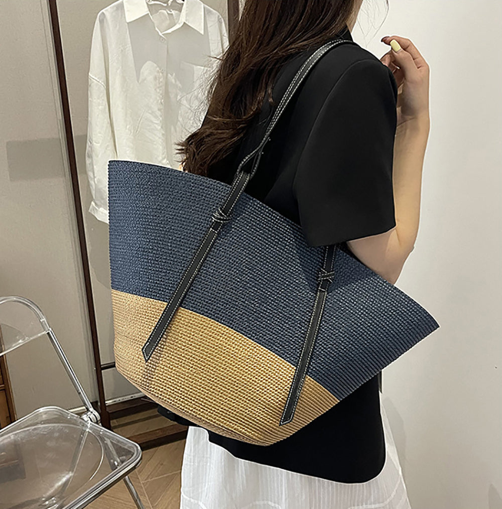 Women Colourblocked Shopper Tote Bag
