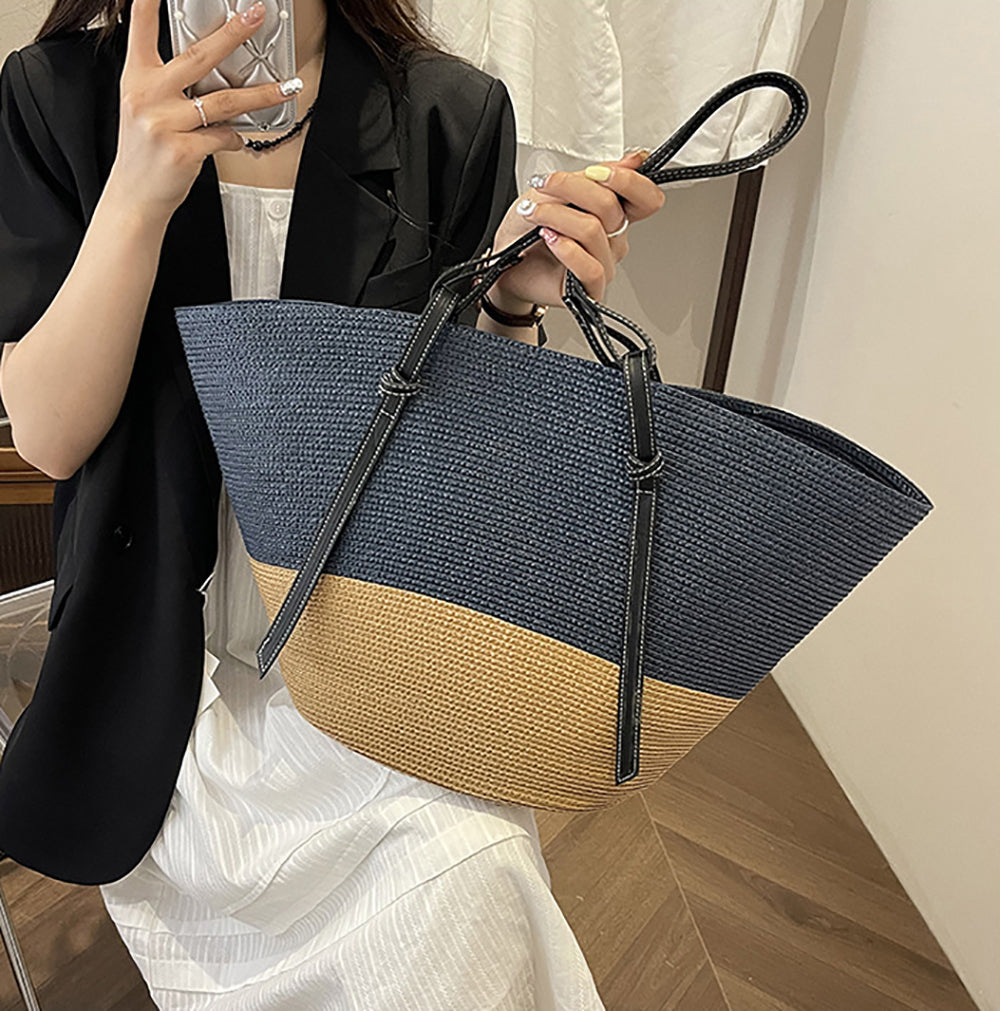 Women Colourblocked Shopper Tote Bag