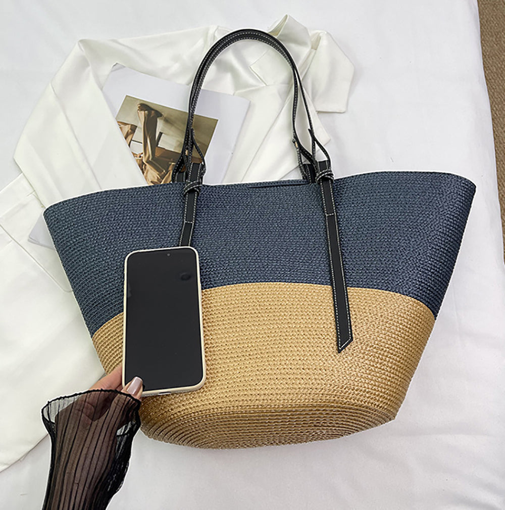 Women Colourblocked Shopper Tote Bag
