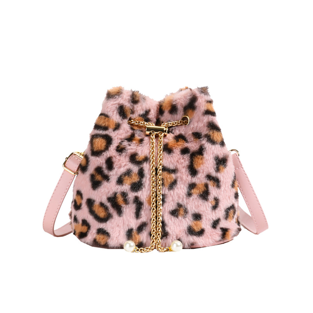 Pink Printed Two Handles Shoulder Bag