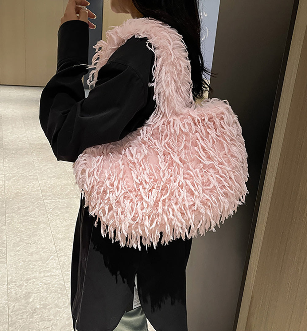 Women Self Design Lace Handheld Bag