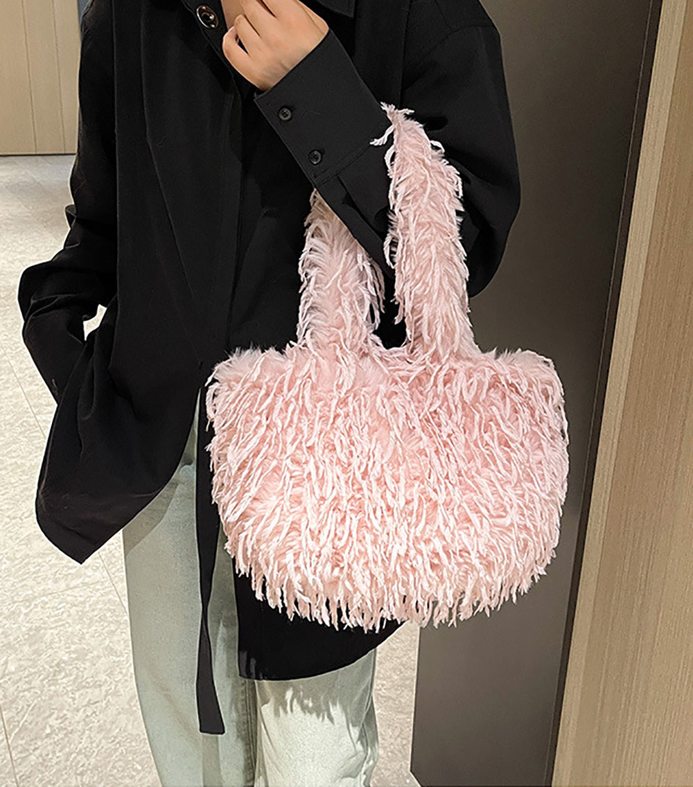 Women Self Design Lace Handheld Bag