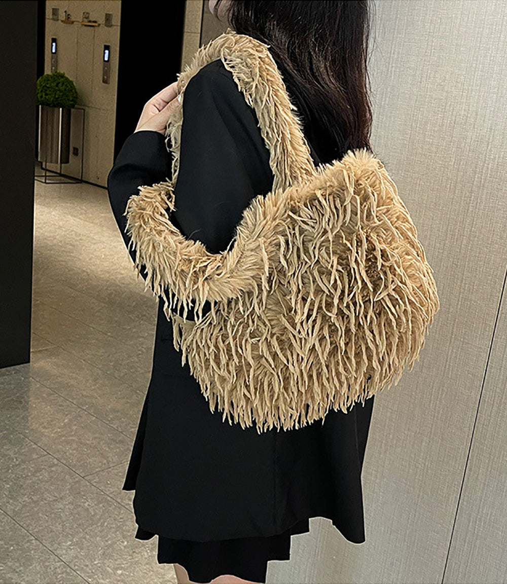 Women Self Design Lace Handheld Bag