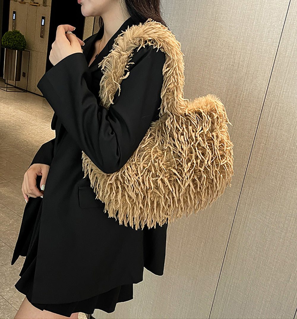 Women Self Design Lace Handheld Bag