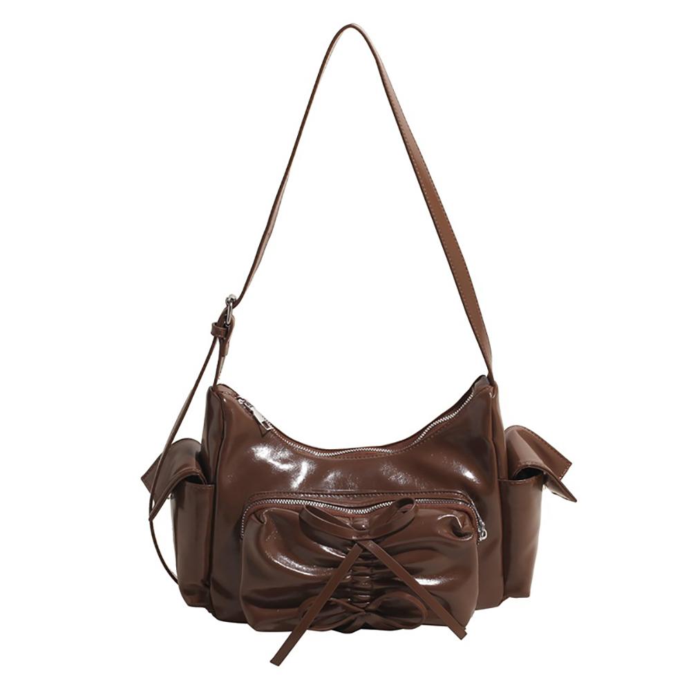 Coffee Solid One Handle Sling Bag