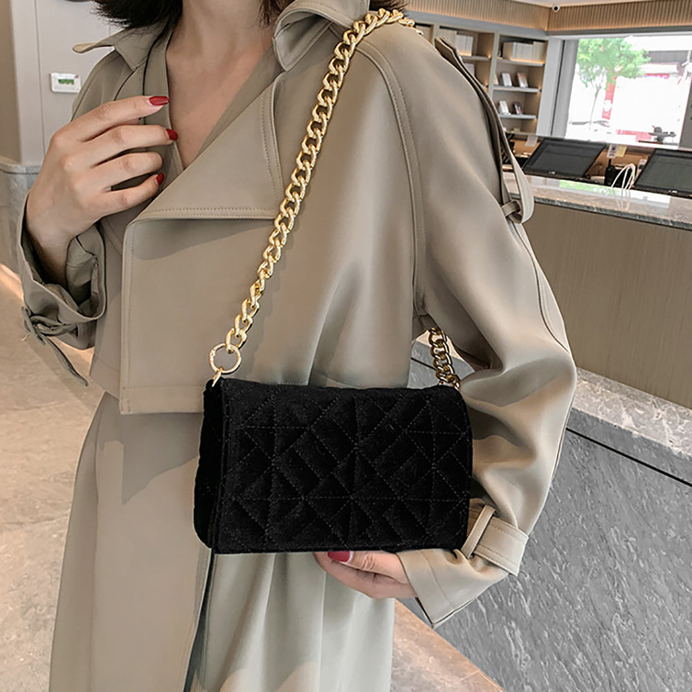 Women Textured Bowling Sling Bag