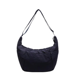 Blue Solid One Handle Shoulder Bag